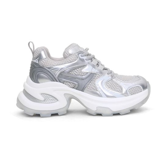 7.5cm high oh ~ can be thick bottom high dad shoes women 2025 spring new mesh breathable casual shoes