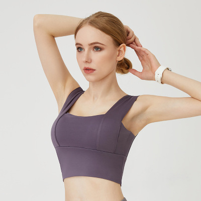 new pattern run motion Bras Bodybuilding yoga woman train vest Europe and America Exorcism Shoulder strap Sternum Underwear