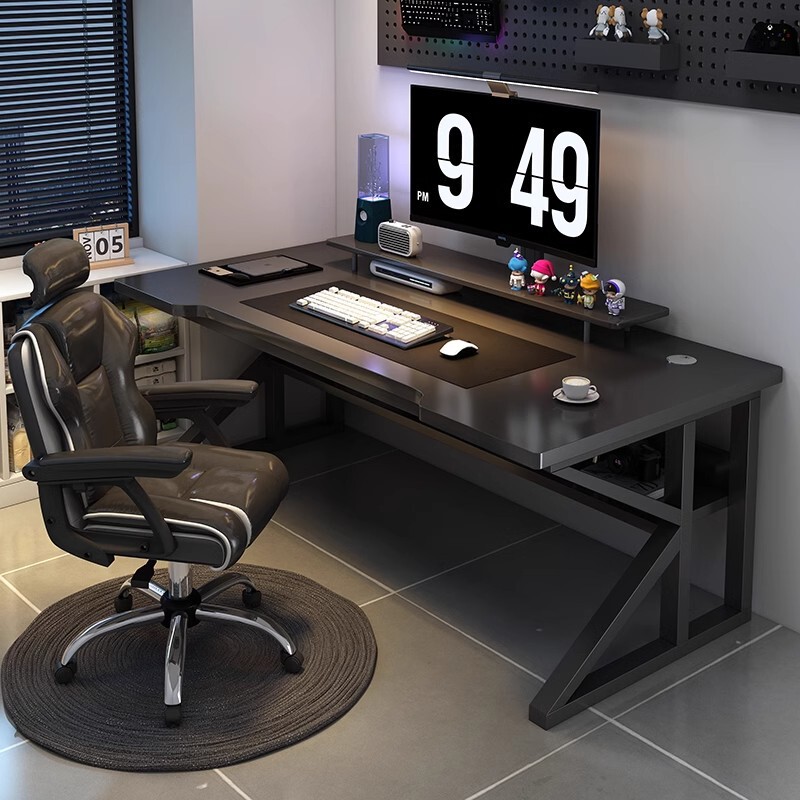 Computer Desk Desktop E-sports Table and Chair suit Bedroom Household Multi-functional Office Desk Light Luxury Advanced Sense Simple Desk