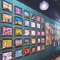 8k美術作品展示框 卡紙相框裱4開A4簡易畫框學生繪畫裝裱紙框掛牆