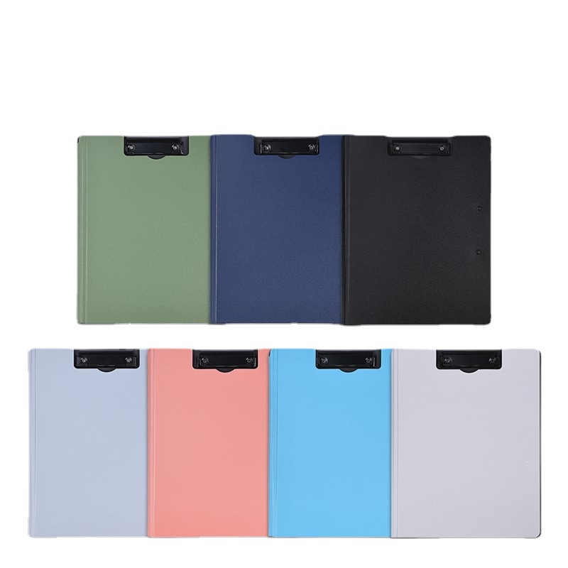 Carpeta de archivos A4, bloc de notas, carpeta de almacenamiento de papeles de prueba, carpeta de archivos de plástico rígido, vertical, horizontal, soporte resistente para documentos