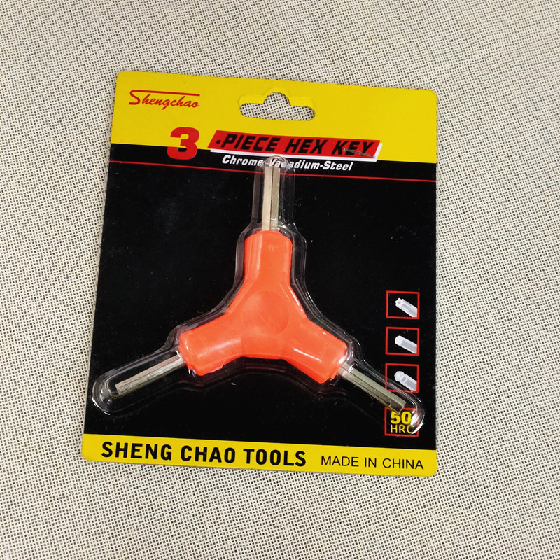 4mm5mm6mm三叉内六角扳手 y型三叉六棱内六角扳手单个三头组合