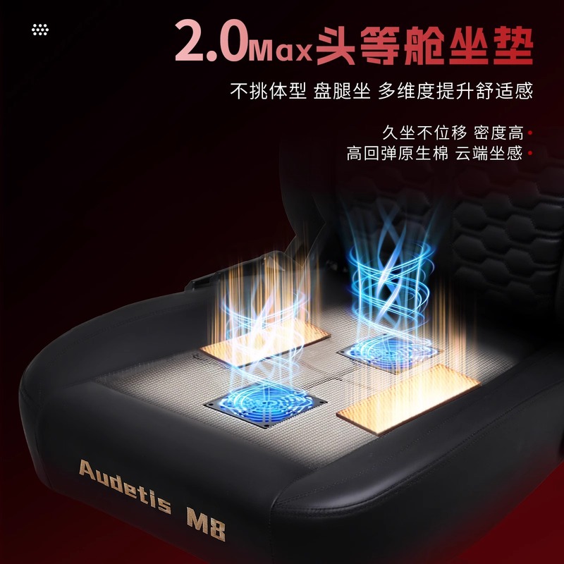 【奥德缔思】M8电竞椅电脑椅家用通风加热按摩人体工学老板办公椅|undefined