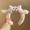 7064 three-dimensional curly sheep headband