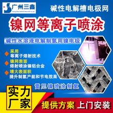 电极网喷涂雷尼镍 制氢镍丝网喷涂加工SX-80等离子喷涂设备厂供应