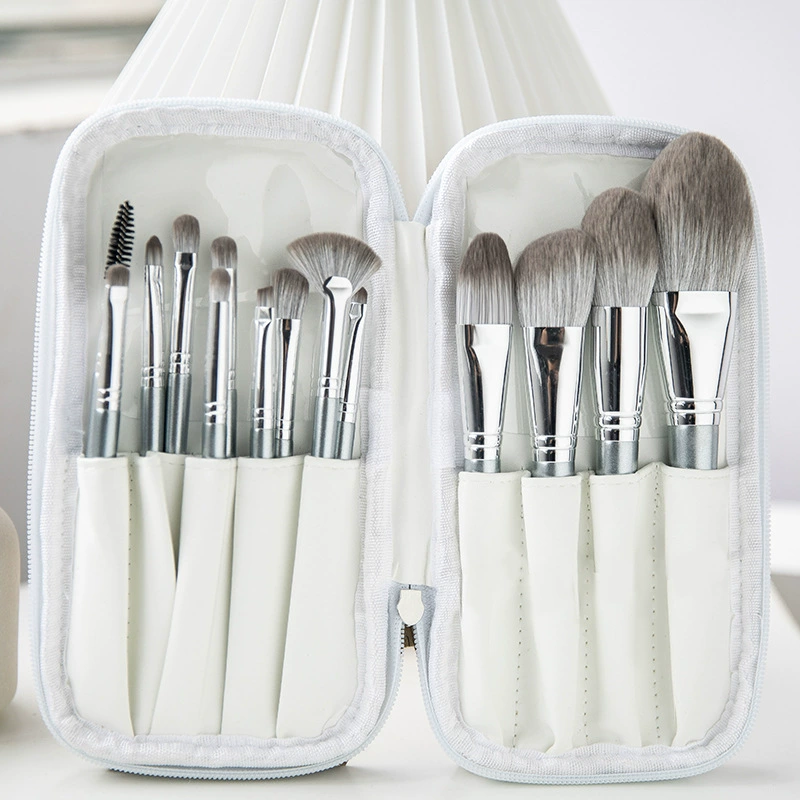 Makeup Brush Set, 14-Piece Soft Face Brushes for Beginners, PU case, Full Kit
