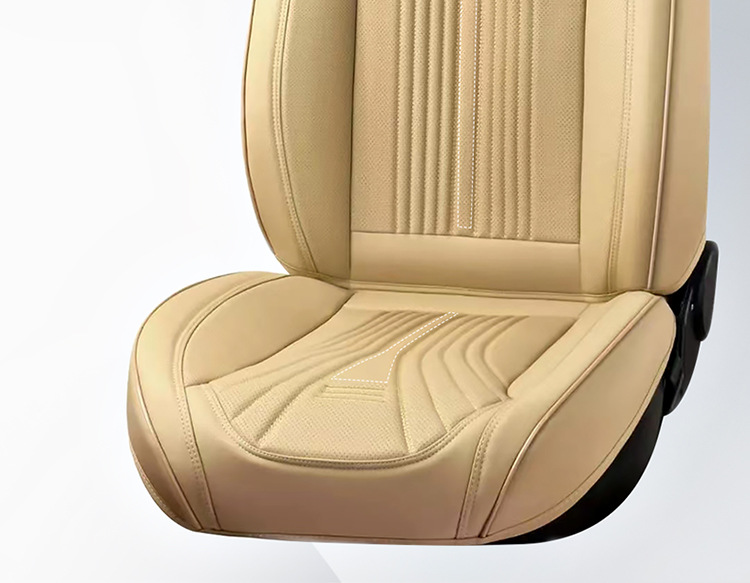 Suitable for Car Seat Covers, Universal for All Seasons, Full Coverage Seat Covers for Front and Rear Rows, Nappa Leather Car Seat Cushions