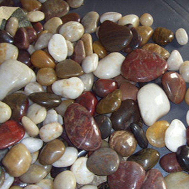 Adoquines de piedra, piedras de colores, artículos de jardinería, adoquines, decoración de jardín, pecera, maceta, grava, arenisca, piedra natural