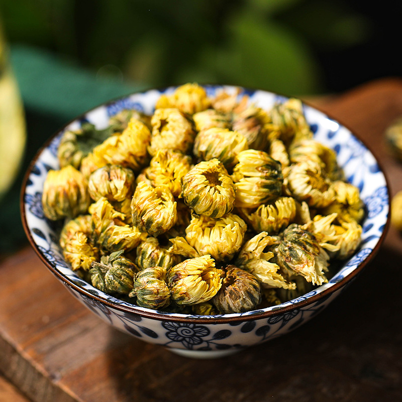 Wenming Fetal Chrysanthemum 80g, Premium Fetal Chrysanthemum Canned Chrysanthemum Tea, Fetal Chrysanthemum Rice, Non-Fetal Chrysanthemum Goji Berry Tea, Health Tea