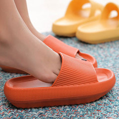 4cmの厚い底で糞を踏んで涼しいスリッパの女性の夏の新型の柔らかい底の家のevaのゴムは高くなります。