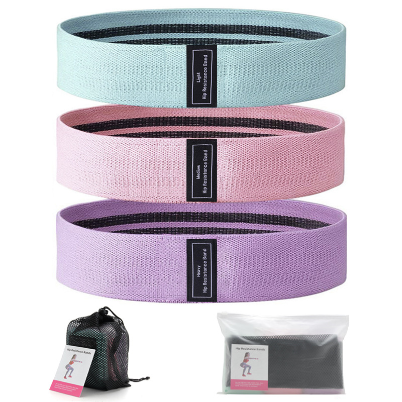 En stock círculo de resistencia banda de resistencia abuso de cadera círculo de cadera Squat fitness yoga stretch tensión banda fuente de fábrica