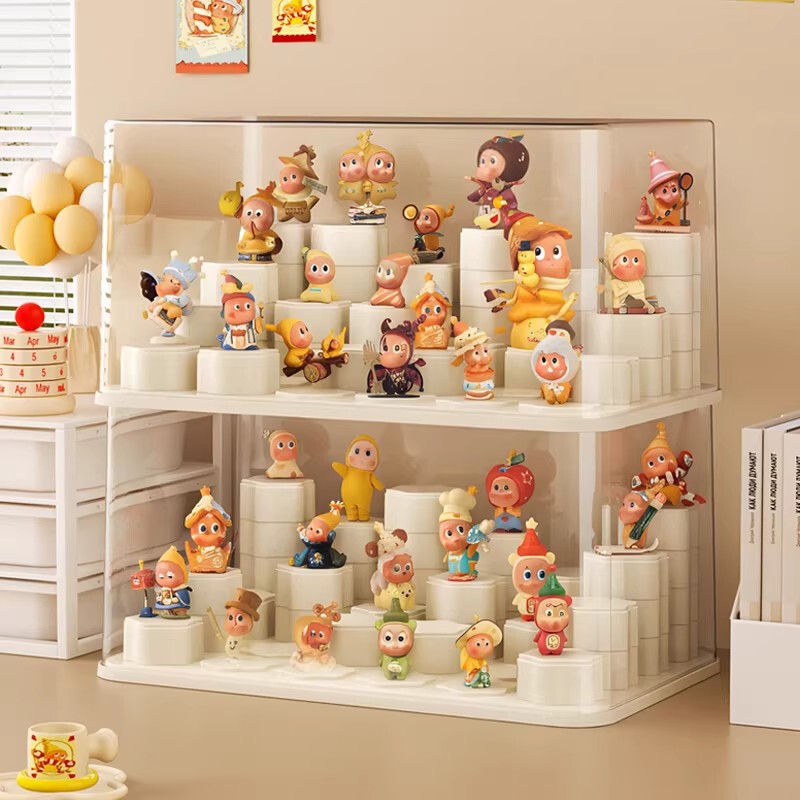 Blind Box Storage Display Stand Transparent Acrylic Pop Mart Building Block Display Cabinet Star Figure Storage Box
