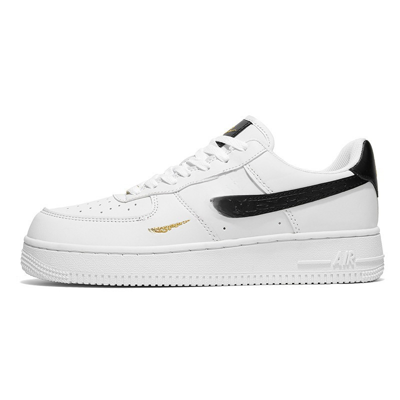 Pure Original Air Force One Sports Casual Sneakers, Men's Low-Top White Shoes, Women's Nike Official Putian Shoes, Other