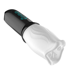 Cross-border Charan Monica airplane cup two-way rotating vibrating tongue licking hot masturbator adult sex toy