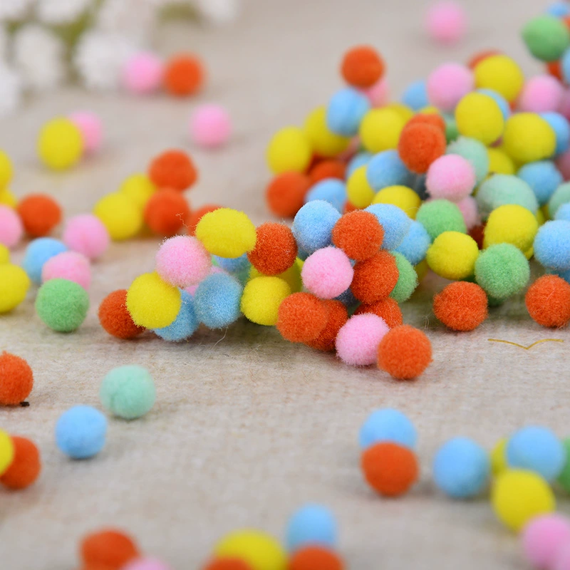 Плюшевый мяч 0,6 см высокоэластичный шарик из полиэфирной шерсти ручной работы DIY плюшевые Мячи производители могут установить оптом