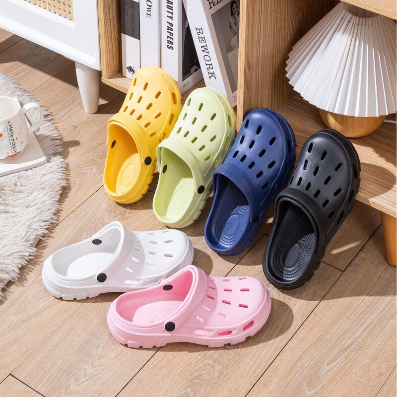 Eva hole shoes summer fashion men's and women's shoes outdoor drifting indoor non-slip waterproof slippers wholesale