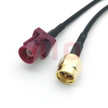 RG174��D��ֱ�w�ƼtɫFakra���DSMA��܇�dGPS�쾀���L��