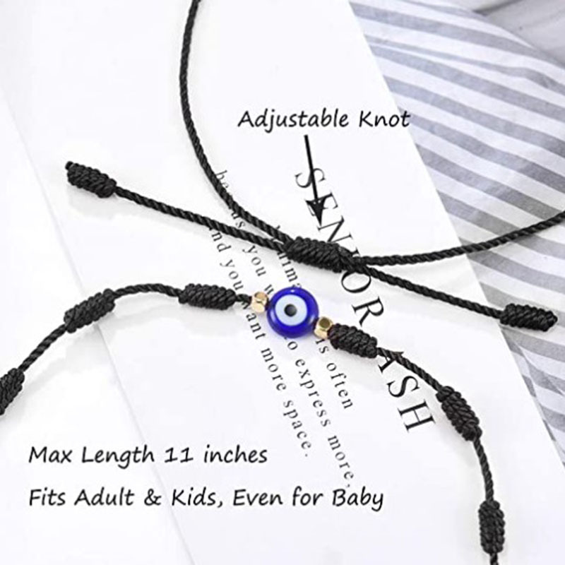 Simple Style Devilu0027S Eye Glass rope Unisex Bracelets 1 Set