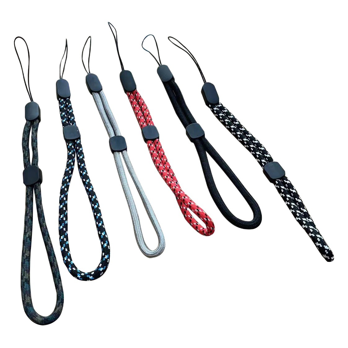 Adjusting Mobile Phone Lanyard Thick Rope Short Wrist Lanyard Intercom U Disk Bluetooth Speaker Audio Anti-loss Hanging Rope