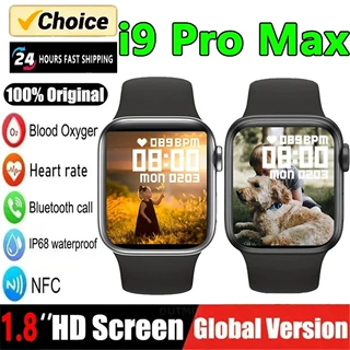 跨境爆款i9PROMAX智能手表高清屏watch9无线充蓝牙通话 厂家现货