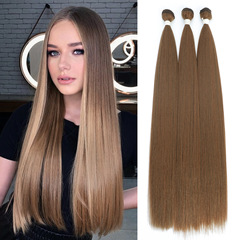 Amazon E-commerce: Cross-Border Faux Wigs for Foreign Trade—Stylish Straight Hair Bundles & Hair Veils for European and American Markets