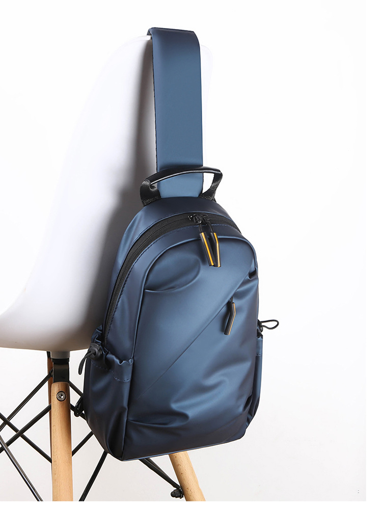 Outdoor Travel Leisure Sports Oxford Cloth Anti-splashing Tide Brand Multi-functional Men's Messenger Breast Bag_voghion.com