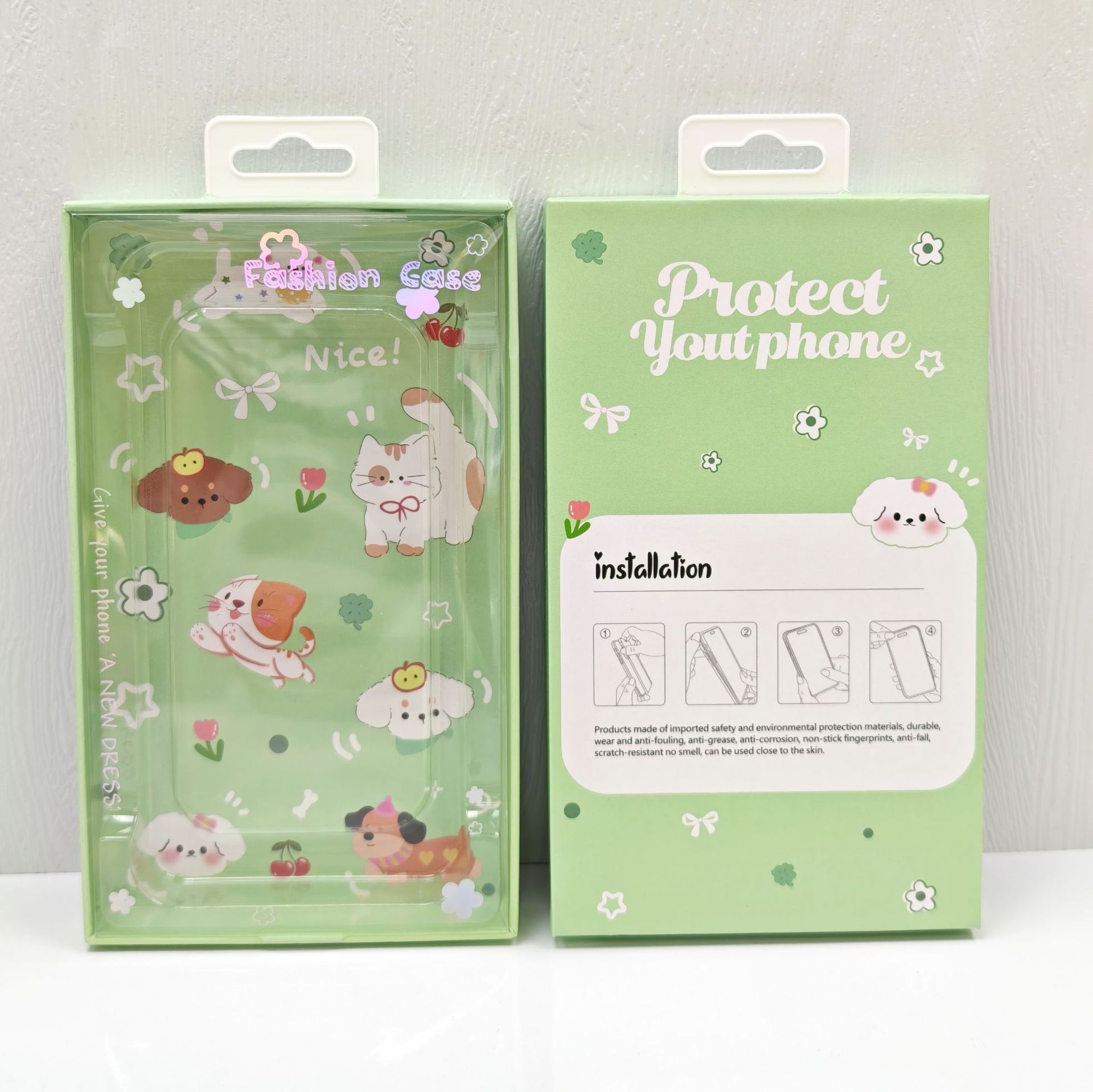 스프링 그린(188*110*20)mm+두꺼운 투명 블리스터