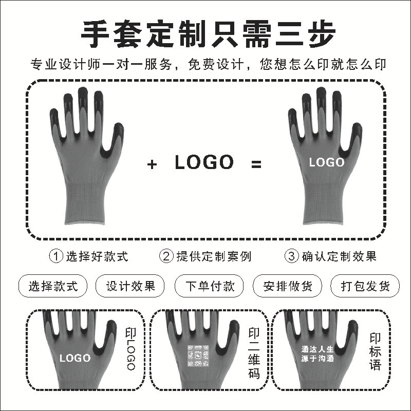 手套定制只需三步