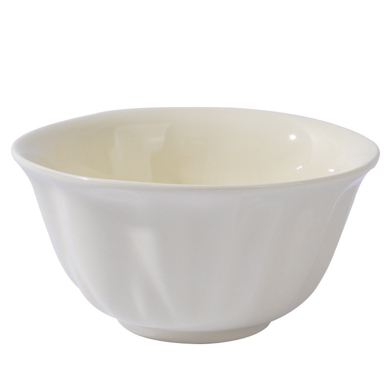 Internet celebridad tazón de cerámica hogar comiendo tazón de arroz tazón de fideos instantáneos placa traje tazón de sopa tazón de arroz de alto aspecto ins diseño sentido