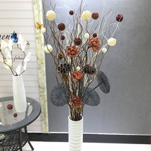 干树枝客厅装饰插花禅意干花艺欧式风格花瓶套装干枝客厅落地花