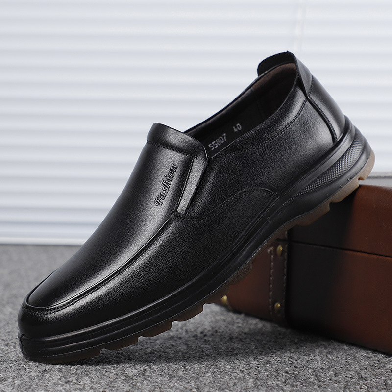 Mocassini Oxford da uomo Calzature da sera in pelle sintetica con punta quadrata e punta a punta_voghion.com