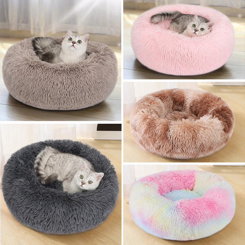 狗窝猫窝长毛绒圆形宠物窝狗床冬季狗垫子宠物床宠物用品批发|undefined