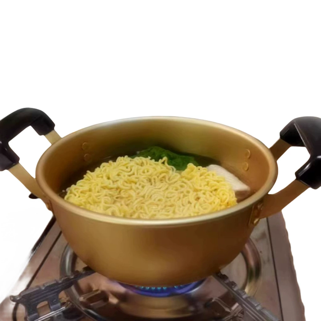 Korean -style Minghuo Gas Stove Ramen Pot Card Card Card Cooker Smulet Soup Pot Business User Gold Portable Bubble Pot