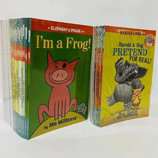 Набор из 33 английских книг «Свинка и слон» Elephant and Piggie