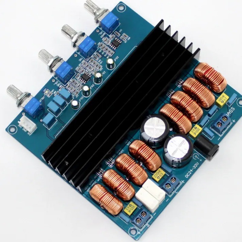 hifi发烧级功放板TDA7498 2.1数字功放板（200W+100W+100W)