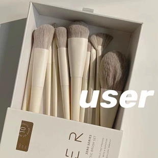 Soft brush, handheld highlighter, tools set, 10 pieces