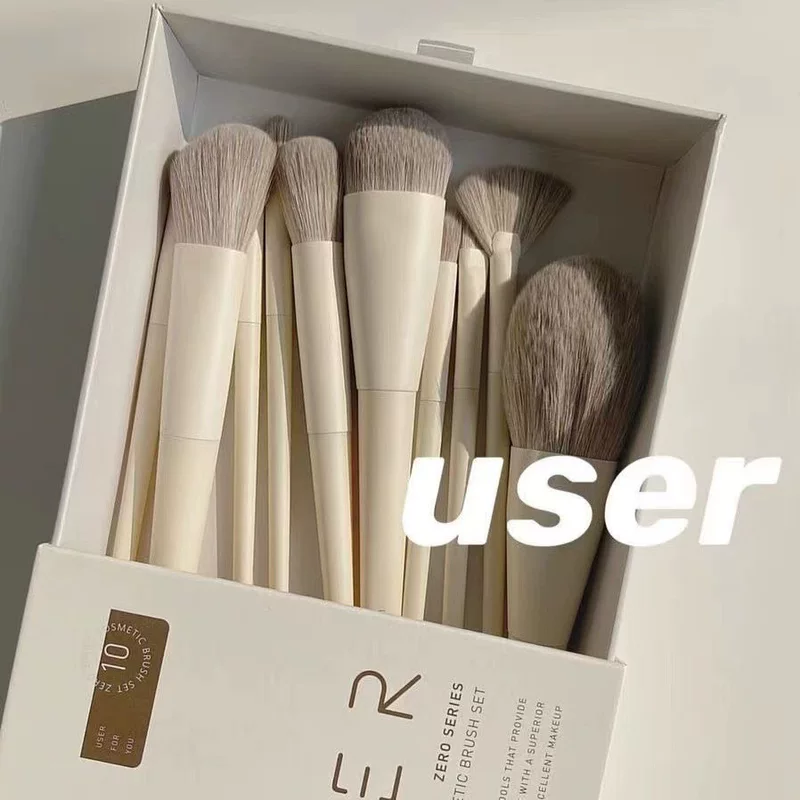 Soft brush, handheld highlighter, tools set, 10 pieces