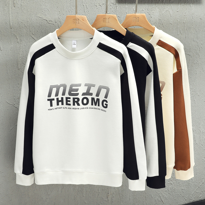 Rundhalspullover für Frühling und Herbst, neues Bottoming-Shirt, langärmeliges Oberteil, locker sitzendes Casual-Modelabel_voghion.com