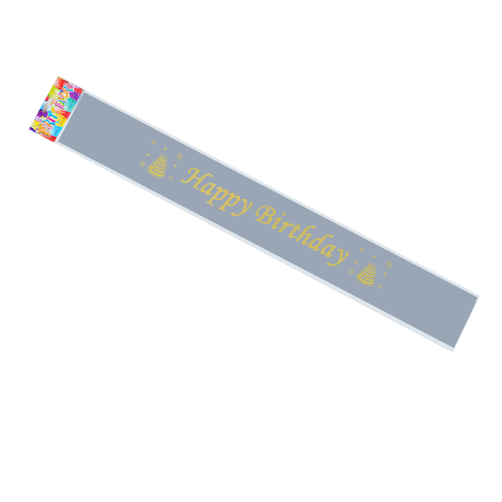Feliz cumpleaños impresión de serigrafía inglesa correa de hombro para fotos accesorios suministros de fiesta transfronterizos varios estilos de venta transfronterizas