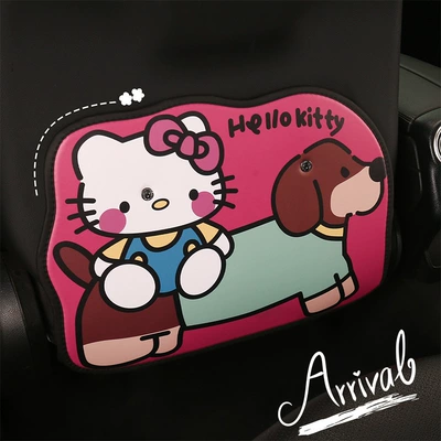 Kitten Car Seat Back Anti-Kick: Chair back anti-kick pad