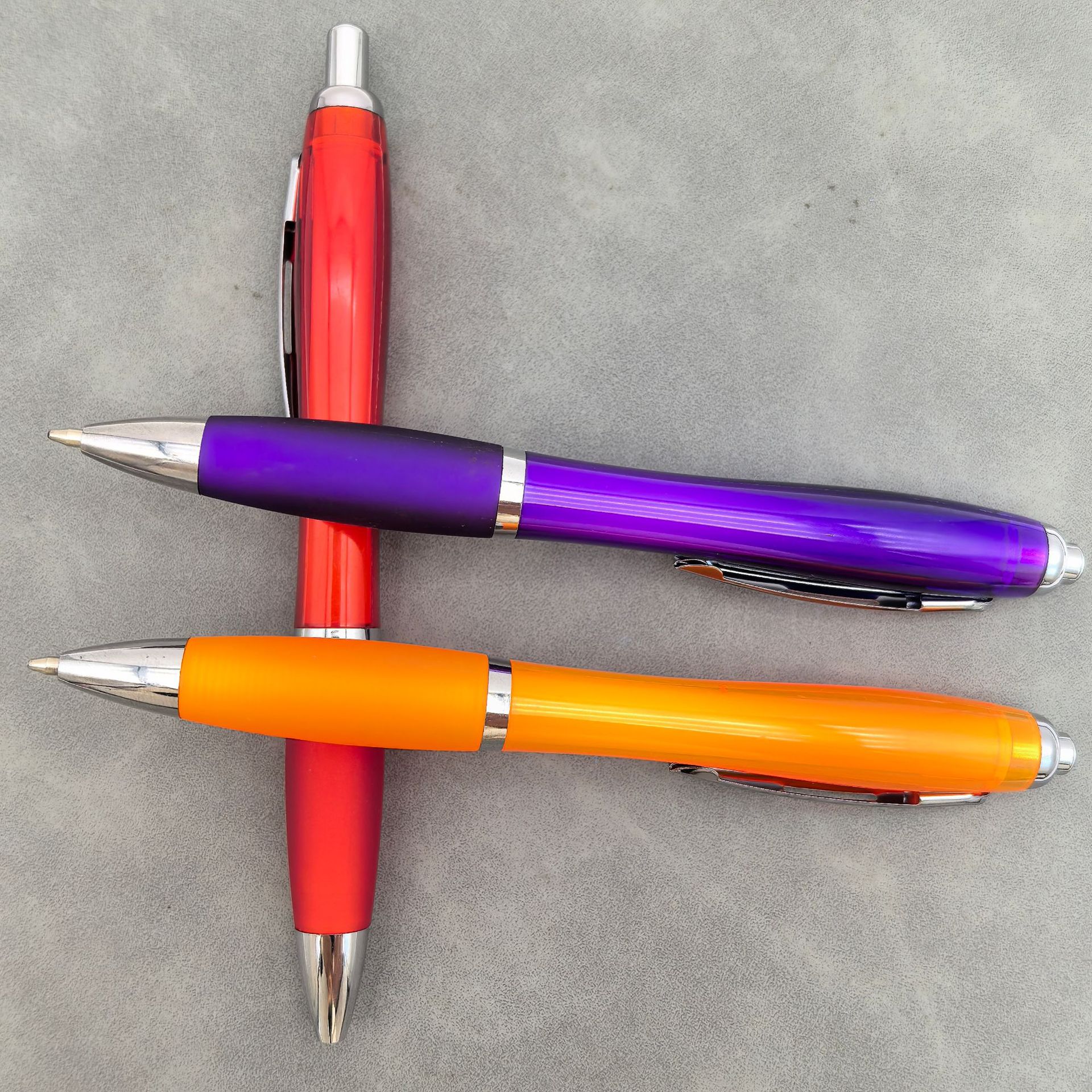 Estilo clásico bolígrafo de calabaza transparente color publicidad bolígrafo de bolas publicitario personalizado bolígrafo de regalo venta al por mayor