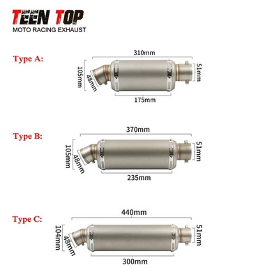 Exhaust manifold – Motorcycle modified exhaust Yongyuan
