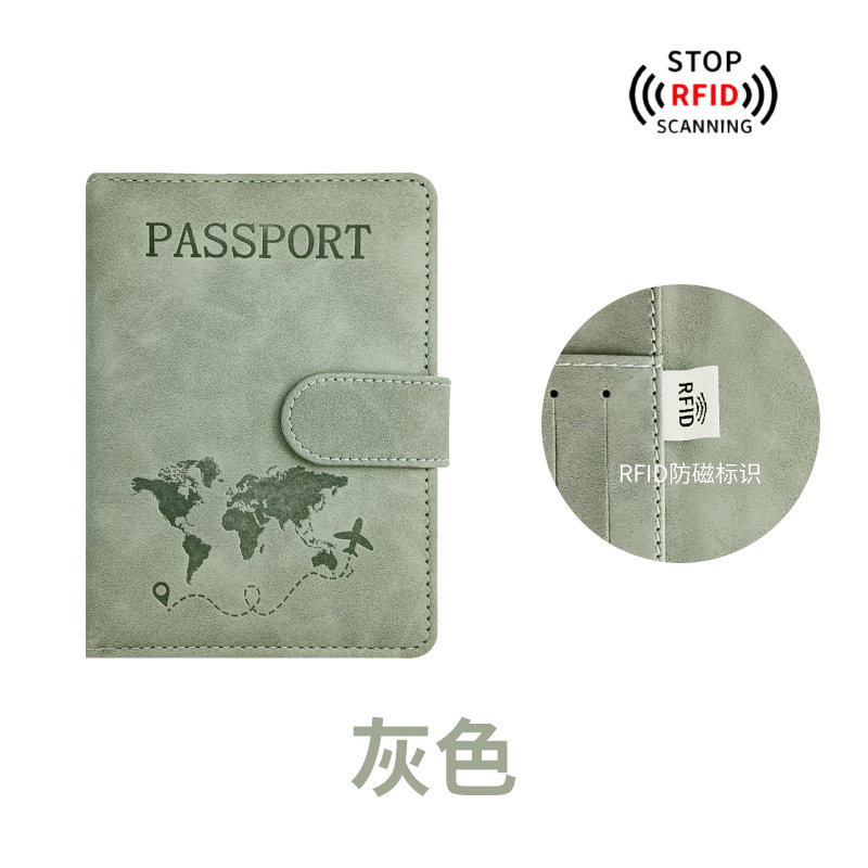 国境を越えた肌感圧変化バンドpu皮革rfidパスポートバッグセットtravel wallet証明書バッグ|undefined