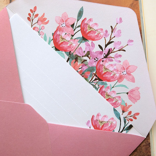 Wedding Letter Paper Set Invitation Letter A5 Handwritten Love Letter Letter Paper Spring Blossom Letter Paper High-end
