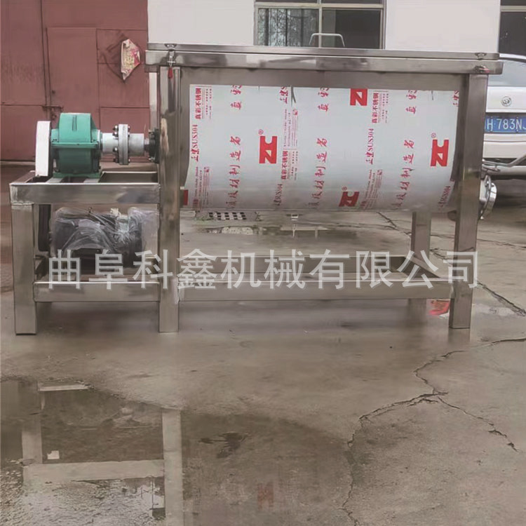 电动卧式不锈钢材质搅拌机化工盐耐腐蚀混合机家用大容量拌种机