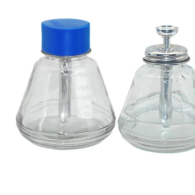 玻璃酒精瓶180ml按压出水工业维修铜铝芯丙铜瓶按压瓶洗板水合金