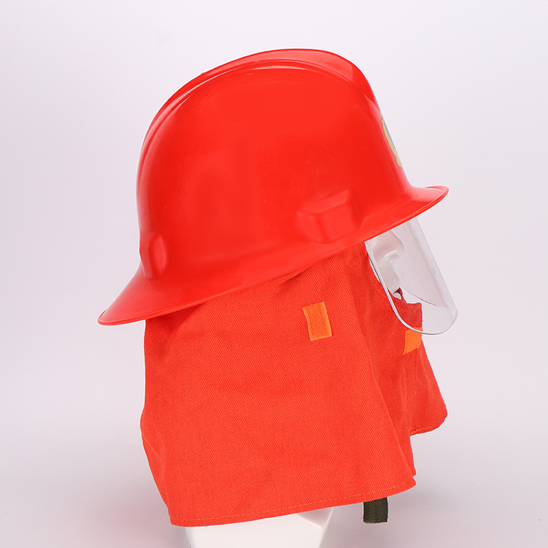 97消防头盔 消防森林安全帽 消防员披肩头盔 韩式防火战斗头盔有