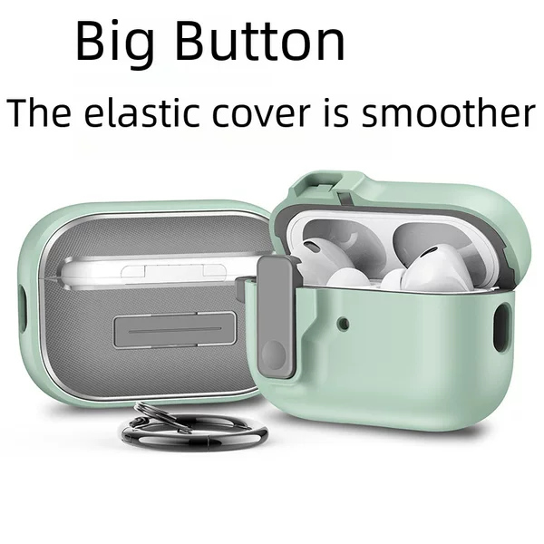5Th Generation Pop-Up Cover Airpodspro2 Generation Protective Case Pro3 Anti-Fall Suitable for Apple Earphone Case Airpods4 Generation Case