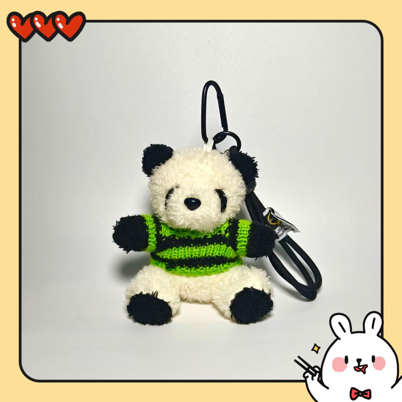 Colgante de peluche joyería panda lindos llavero llavero bolsos colgante regalo creativo dibujos animados