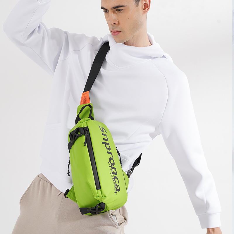 Pechera para Hombre de Ciclismo de Tela Oxford, Impermeable para Viajes de Ocio